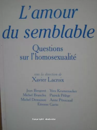 L'amour du semblable