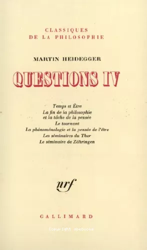 Questions IV