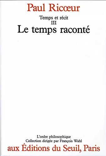 Temps et rcit III