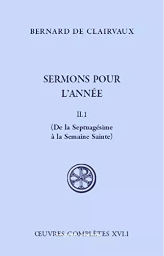 Sermons pour l'anne