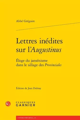 Lettres indites sur l'"Augustinus"