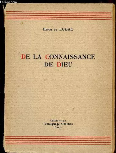 De la Connaissance de Dieu