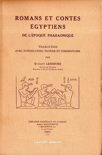 Romans et contes gyptiens de l'poque pharaonique