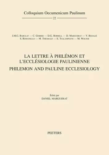 La lettre  Philmon et l'ecclsiologie paulinienne