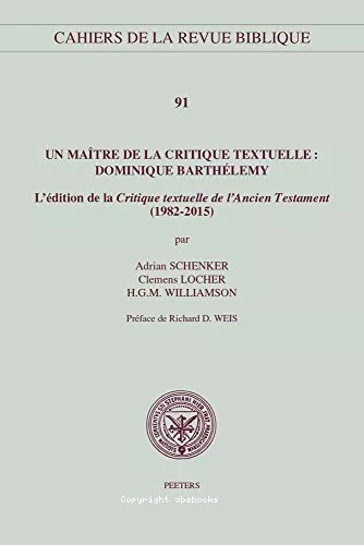 Un maitre de la critique textuelle