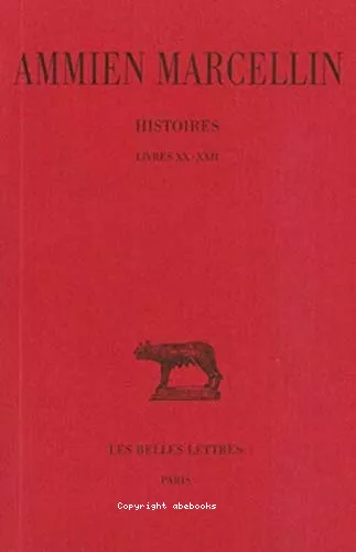 Histoires [croquis et cartes en fin de volume] Tome 3 Livres 20-22