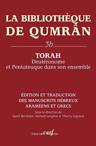 Torah: Deutronome et Pentateuque dans son ensemble