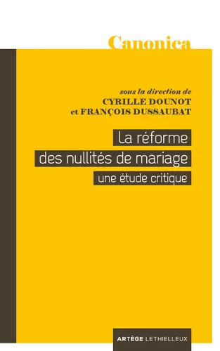 La rforme des procdures de nullits de mariage