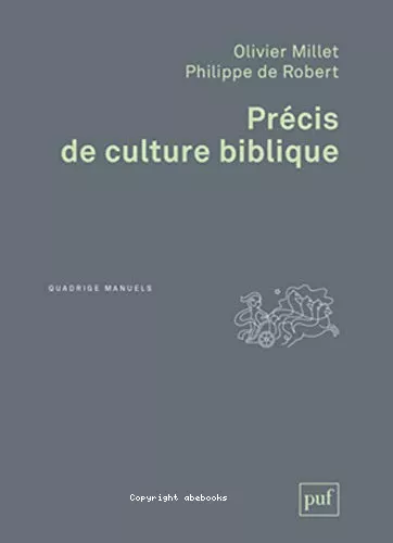 Prcis de culture biblique