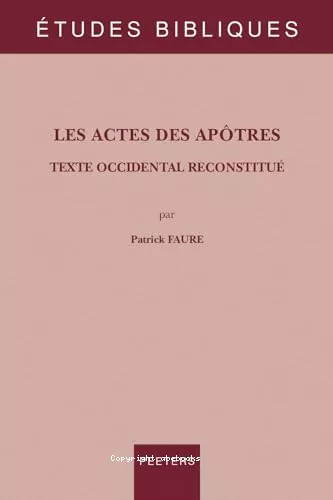 Les actes des aptres