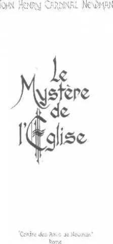 Le Mystre de l'Eglise