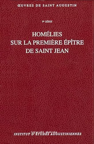 Homlies sur la premire ptre de saint Jean